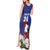 Custom Cuba Independence Day 1868 Tank Maxi Dress Tocororo With White Mariposa - Wonder Print Shop