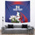 Custom Cuba Independence Day 1868 Tapestry Tocororo With White Mariposa - Wonder Print Shop