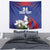 Custom Cuba Independence Day 1868 Tapestry Tocororo With White Mariposa - Wonder Print Shop