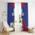 Custom Cuba Independence Day 1868 Window Curtain Tocororo With White Mariposa - Wonder Print Shop