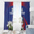 Custom Cuba Independence Day 1868 Window Curtain Tocororo With White Mariposa - Wonder Print Shop