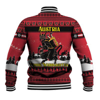 Austria Christmas Baseball Jacket Krampus You Were Naughty - Wonder Print Shop