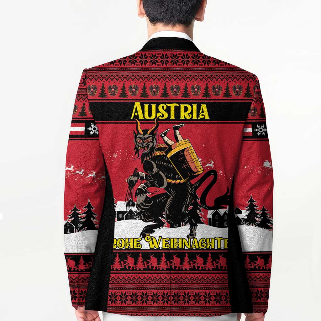 Austria Christmas Blazer Krampus You Were Naughty - Wonder Print Shop