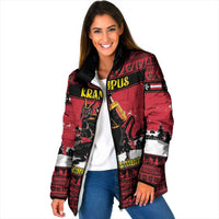 Austria Christmas Padded Jacket Krampus You Were Naughty - Wonder Print Shop