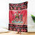 Personalized Trinidad and Tobago Christmas Blanket Coat Of Arms Seamless Pattern