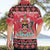 Personalized Trinidad and Tobago Christmas Hawaiian Shirt Coat Of Arms Seamless Pattern - Wonder Print Shop