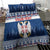 Personalized Serbia Christmas Bedding Set Coat Of Arms - Blue Version - Wonder Print Shop