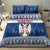 Personalized Serbia Christmas Bedding Set Coat Of Arms - Blue Version - Wonder Print Shop