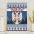 Personalized Serbia Christmas Canvas Wall Art Coat Of Arms - Blue Version - Wonder Print Shop