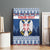 Personalized Serbia Christmas Canvas Wall Art Coat Of Arms - Blue Version - Wonder Print Shop