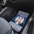 Personalized Serbia Christmas Car Mats Coat Of Arms - Blue Version - Wonder Print Shop