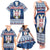 Personalized Serbia Christmas Family Matching Tank Maxi Dress and Hawaiian Shirt Coat Of Arms - Blue Version - Wonder Print Shop