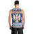 Personalized Serbia Christmas Men Tank Top Coat Of Arms - Blue Version - Wonder Print Shop