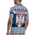 Personalized Serbia Christmas Rugby Jersey Coat Of Arms - Blue Version - Wonder Print Shop