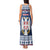 Personalized Serbia Christmas Tank Maxi Dress Coat Of Arms - Blue Version - Wonder Print Shop