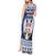 Personalized Serbia Christmas Tank Maxi Dress Coat Of Arms - Blue Version - Wonder Print Shop