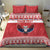 Personalized Serbia Christmas Bedding Set Double-Headed Eagle - Red Version - Wonder Print Shop