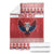 Personalized Serbia Christmas Blanket Double-Headed Eagle - Red Version