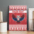 Personalized Serbia Christmas Canvas Wall Art Double-Headed Eagle - Red Version - Wonder Print Shop