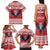 Personalized Serbia Christmas Family Matching Tank Maxi Dress and Hawaiian Shirt Double-Headed Eagle - Red Version - Wonder Print Shop