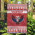 Personalized Serbia Christmas Garden Flag Double-Headed Eagle - Red Version - Wonder Print Shop