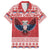 Personalized Serbia Christmas Hawaiian Shirt Double-Headed Eagle - Red Version - Wonder Print Shop