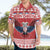 Personalized Serbia Christmas Hawaiian Shirt Double-Headed Eagle - Red Version - Wonder Print Shop