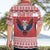 Personalized Serbia Christmas Hawaiian Shirt Double-Headed Eagle - Red Version - Wonder Print Shop