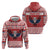 Personalized Serbia Christmas Hoodie Double-Headed Eagle - Red Version - Wonder Print Shop