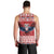 Personalized Serbia Christmas Men Tank Top Double-Headed Eagle - Red Version - Wonder Print Shop