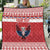 Personalized Serbia Christmas Quilt Double-Headed Eagle - Red Version - Wonder Print Shop