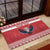 Personalized Serbia Christmas Rubber Doormat Double-Headed Eagle - Red Version - Wonder Print Shop