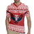 Personalized Serbia Christmas Rugby Jersey Double-Headed Eagle - Red Version - Wonder Print Shop