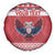 Personalized Serbia Christmas Spare Tire Cover Double-Headed Eagle - Red Version - Wonder Print Shop