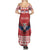 Personalized Serbia Christmas Summer Maxi Dress Double-Headed Eagle - Red Version - Wonder Print Shop