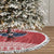 Personalized Serbia Christmas Tree Skirt Double-Headed Eagle - Red Version - Wonder Print Shop