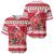 Personalized Trinidad and Tobago Christmas Baseball Jersey Scarlet Ibis with Chaconia Flowers - Wonder Print Shop