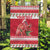 Personalized Trinidad and Tobago Christmas Garden Flag Scarlet Ibis with Chaconia Flowers - Wonder Print Shop