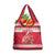 Personalized Trinidad and Tobago Christmas Grocery Bag Scarlet Ibis with Chaconia Flowers