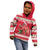 Personalized Trinidad and Tobago Christmas Kid Hoodie Scarlet Ibis with Chaconia Flowers - Wonder Print Shop