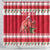 Personalized Trinidad and Tobago Christmas Shower Curtain Scarlet Ibis with Chaconia Flowers