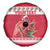 Personalized Trinidad and Tobago Christmas Spare Tire Cover Scarlet Ibis with Chaconia Flowers - Wonder Print Shop