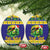 Personalized Brazil Christmas Ceramic Ornament Toco Toucan with Brazil Flag - Wonder Print Shop