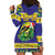 Personalized Brazil Christmas Hoodie Dress Toco Toucan with Brazil Flag