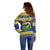 Personalized Brazil Christmas Off Shoulder Sweater Toco Toucan with Brazil Flag - Wonder Print Shop