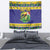 Personalized Brazil Christmas Tapestry Toco Toucan with Brazil Flag