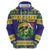 Personalized Brazil Christmas Zip Hoodie Toco Toucan with Brazil Flag - Wonder Print Shop