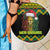 Jamaica Reggae Lion Christmas Beach Blanket Kente Pattern Meri Krismiss - Wonder Print Shop