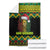 Jamaica Reggae Lion Christmas Blanket Kente Pattern Meri Krismiss