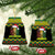 Jamaica Reggae Lion Christmas Ceramic Ornament Kente Pattern Meri Krismiss - Wonder Print Shop